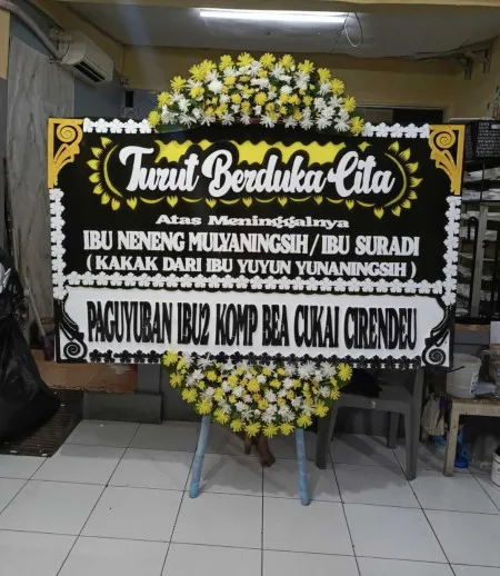 Papan Bunga Duka Venue Wedding Alam Sutera